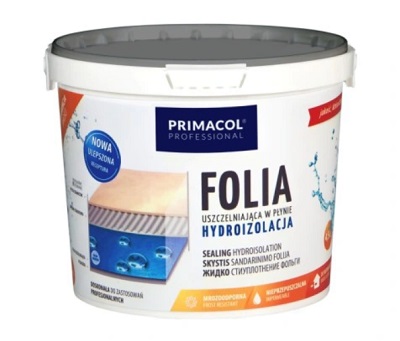 folia w płynie Primacol Professional 7 kg, uszczelniająca masa elastyczna